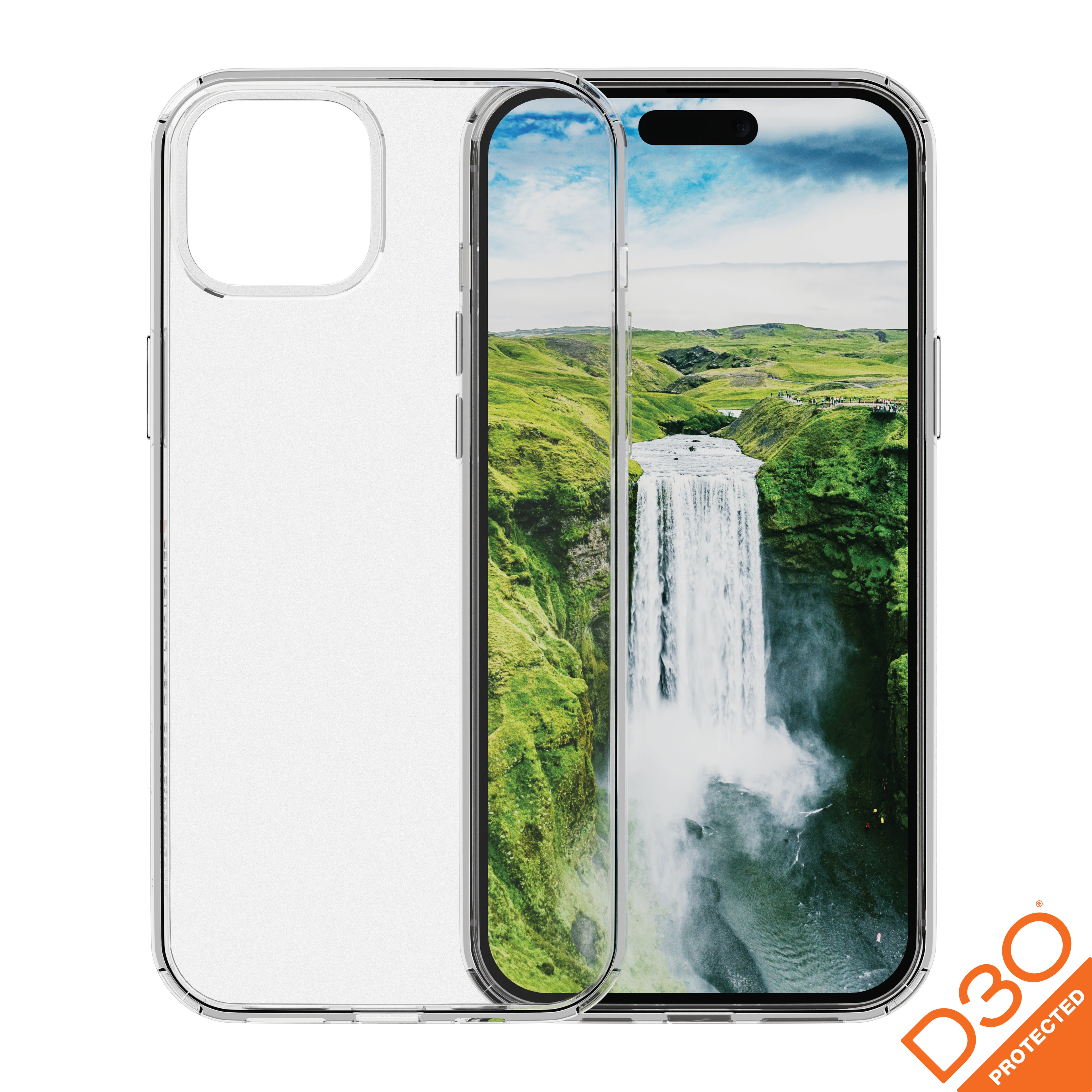 dbramante1928 Iceland Ultra - Coque de protection pour téléphone portable - D3O, plastique - clair - pour Apple iPhone 13, 14, 15, 16e