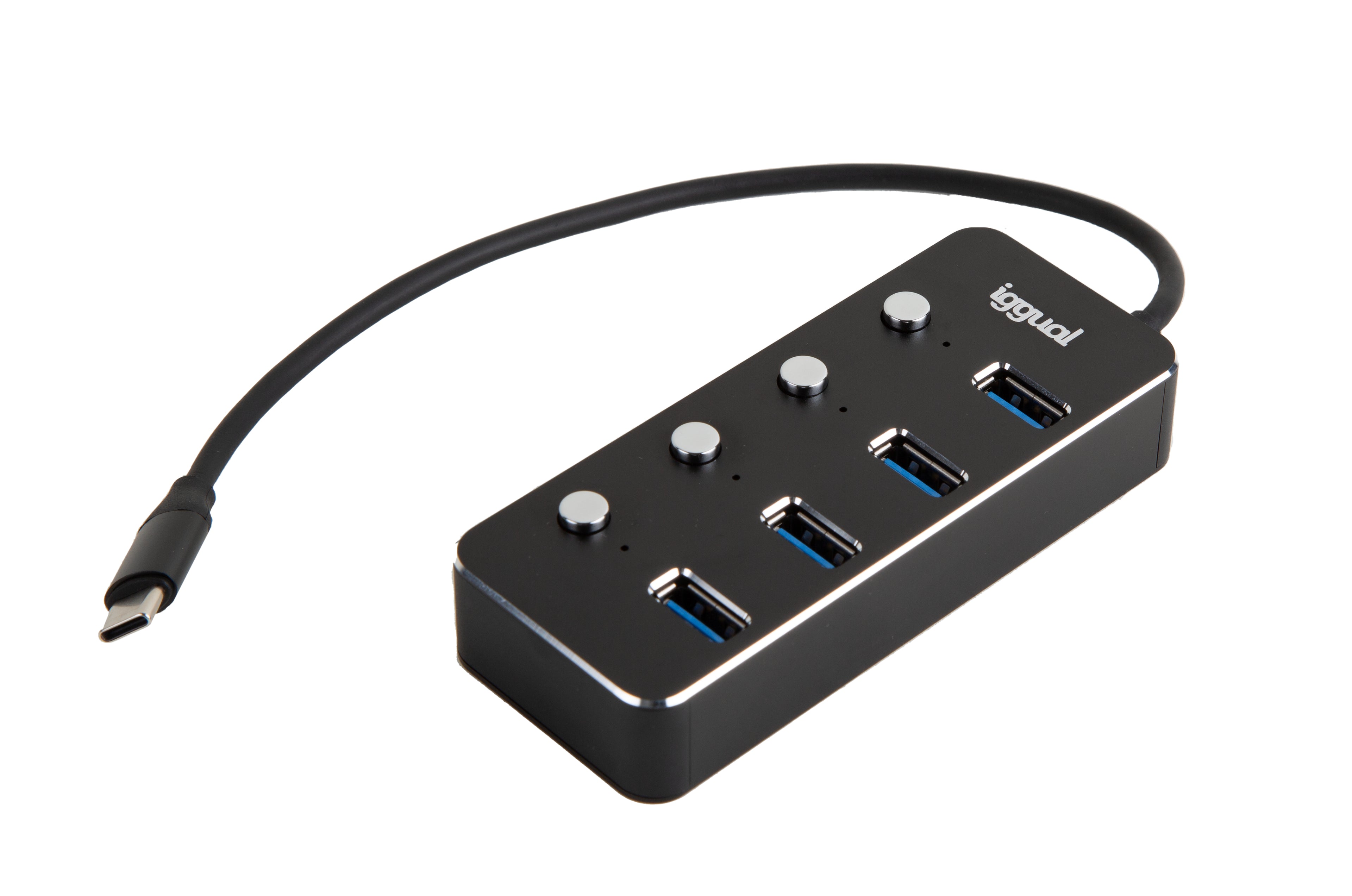 Hub USB iggual IGG318485