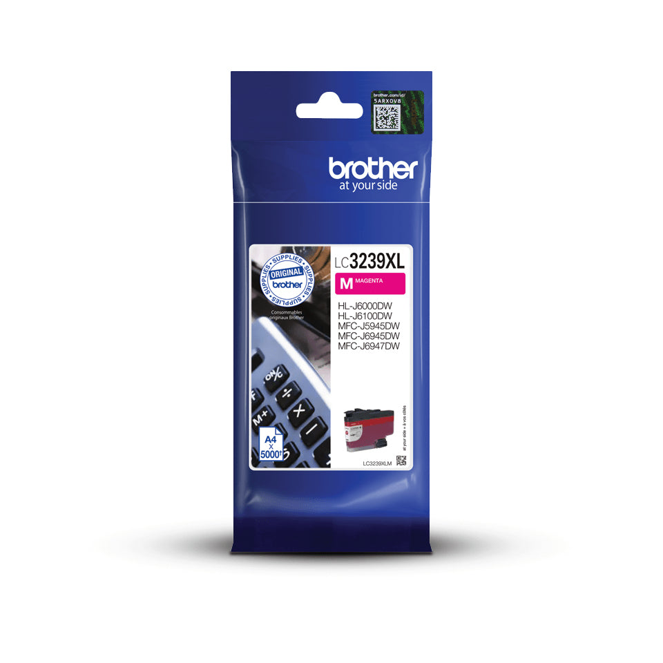 Brother LC3239XLM - Magenta - original - cartouche d'encre - pour Brother HL-J6000DW, HL-J6100DW, MFC-J5945DW, MFC-J6945DW, MFC-J6947DW