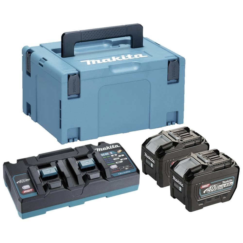 Priedu rinkinys Makita 191Y97-1; 40 V; 2x8,0 Ah akum.