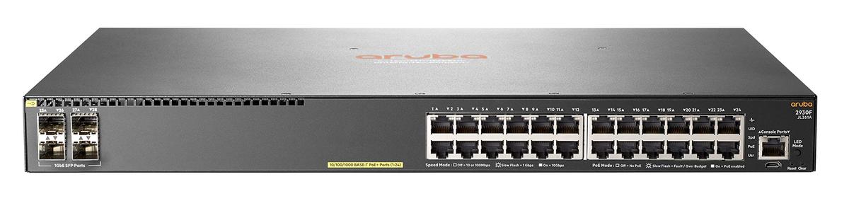 HPE Aruba 2930F 24G PoE+ 4SFP Switch JL261A