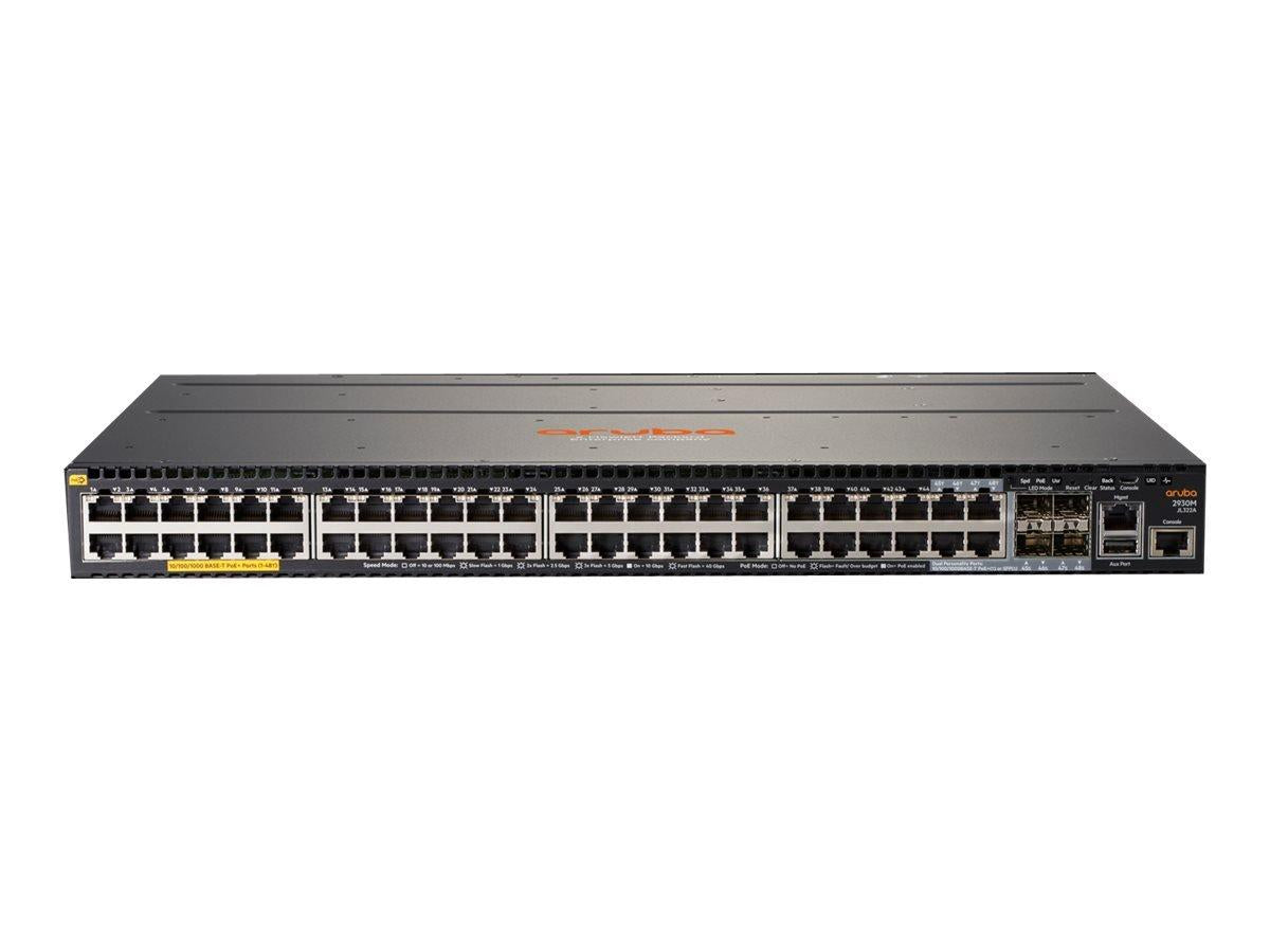 HPE Aruba 2930M 48G PoE+ 1-slot Switch JL322A