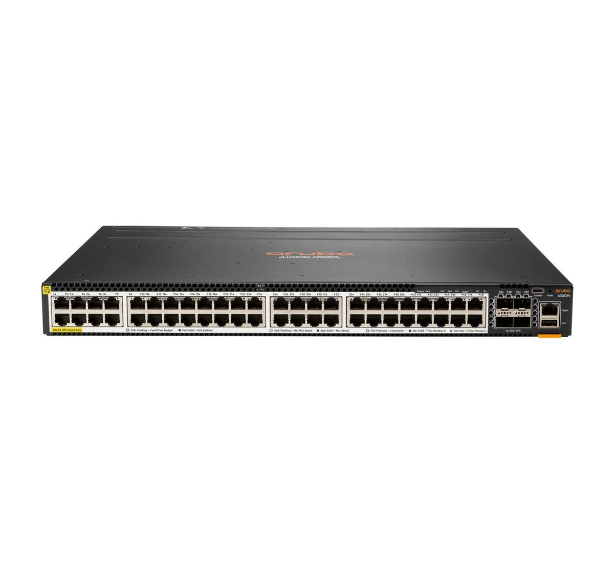 HP Switch 6300M 48G 4SFP56 MultiGPoE 48x1/2,5/5G 4xSFP56 PoE 2880W