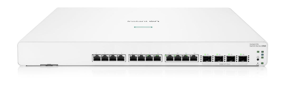 HPE Aruba Instant On 1960-12XGT 4SFP+ Switch JL805A