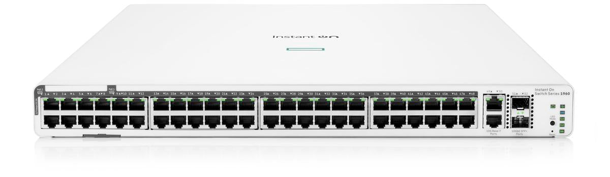 HPE Aruba Instant On 1960-48G 2SFP+ 2Base-T PoE Switch JL809A