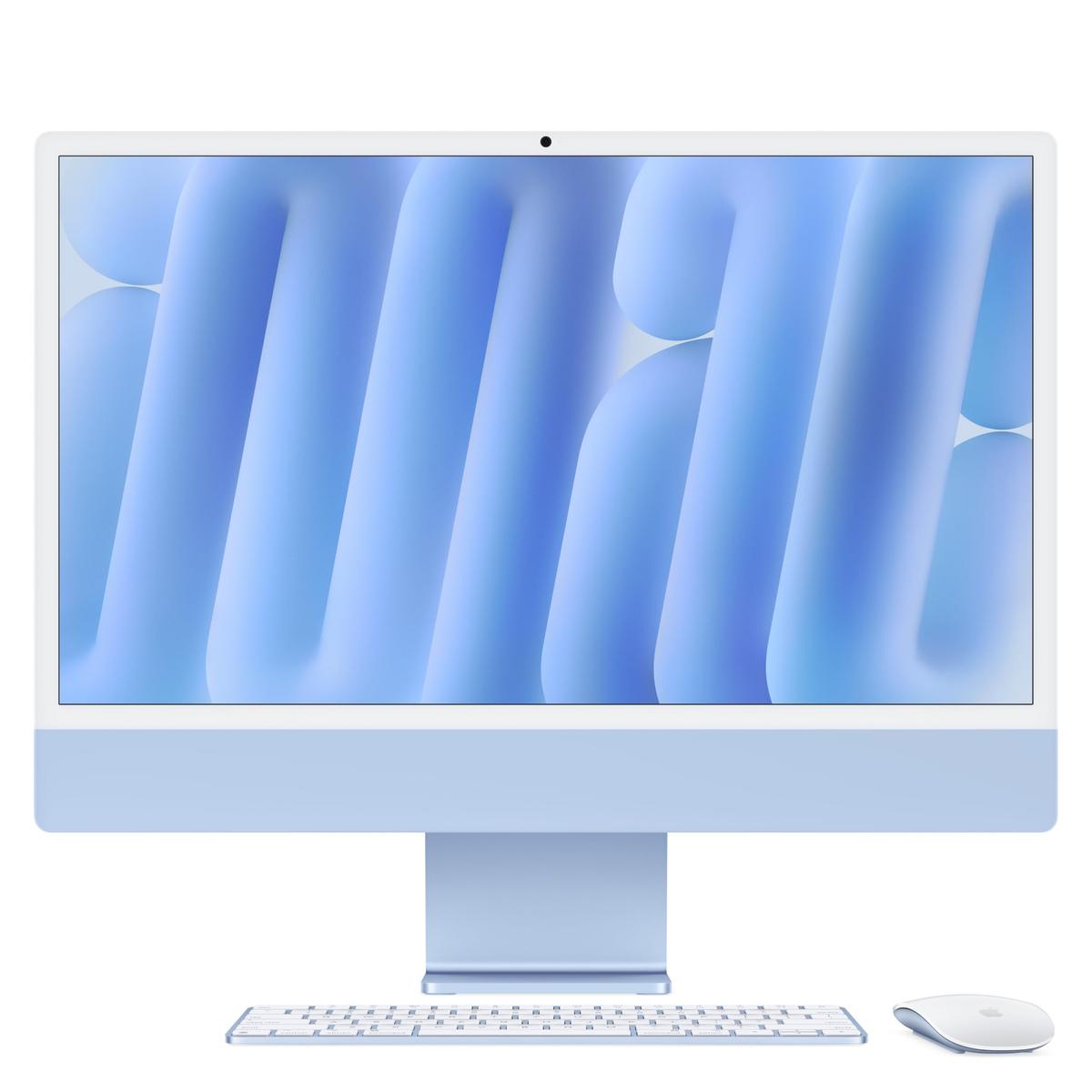 Apple iMac M4 24'' 8-CPU/8-GPU 16GB 256GB blau