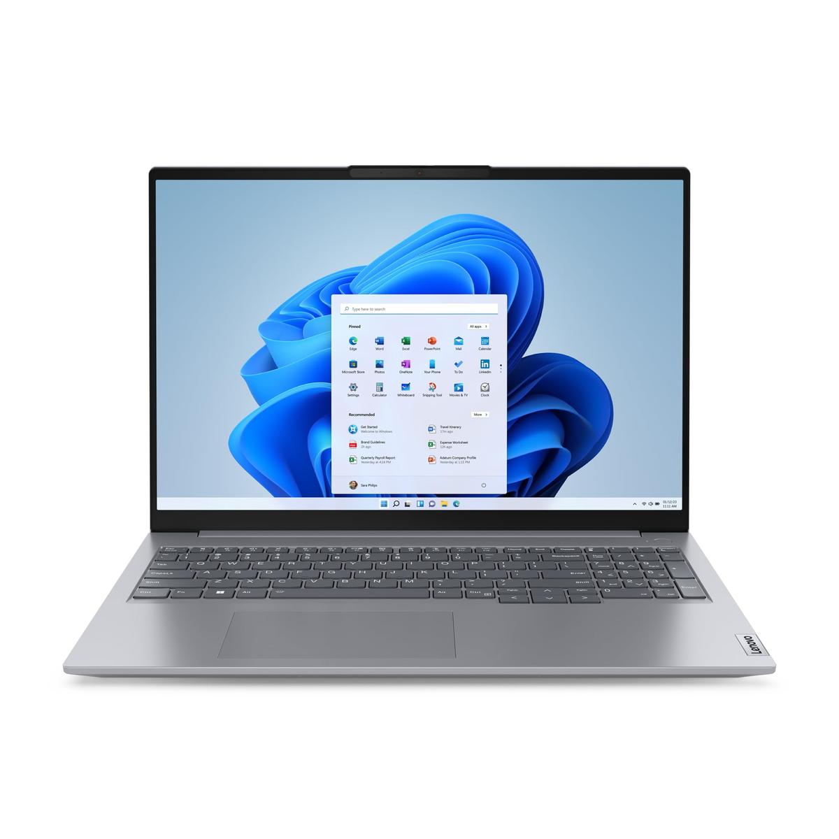 LENOVO ThinkBook 16 G6 IRL 21KH Intel i7-13700H 40,6cm 16Zoll WUXGA 2x16GB 1TB SSD Intel Iris XE Graphics grau W11P64 Topseller