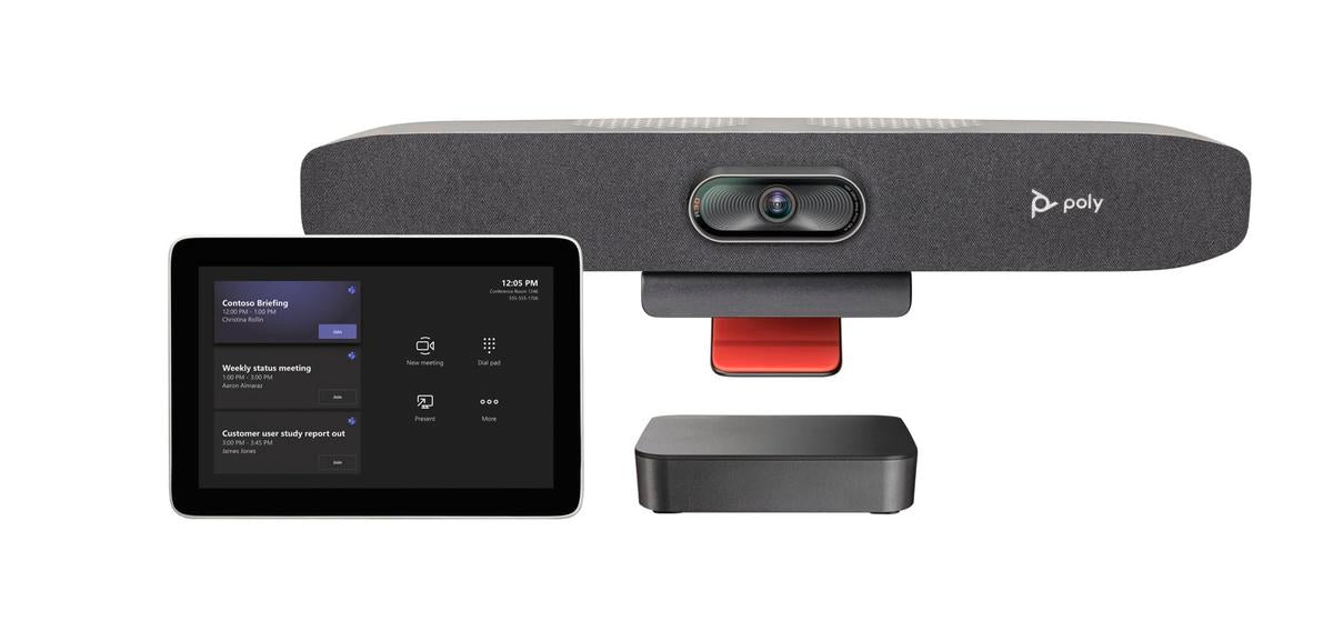 Poly Studio Small Room Kit - Studio R30 Video Bar fr Microsoft Teams inkl. Poly GC8 Touch Control