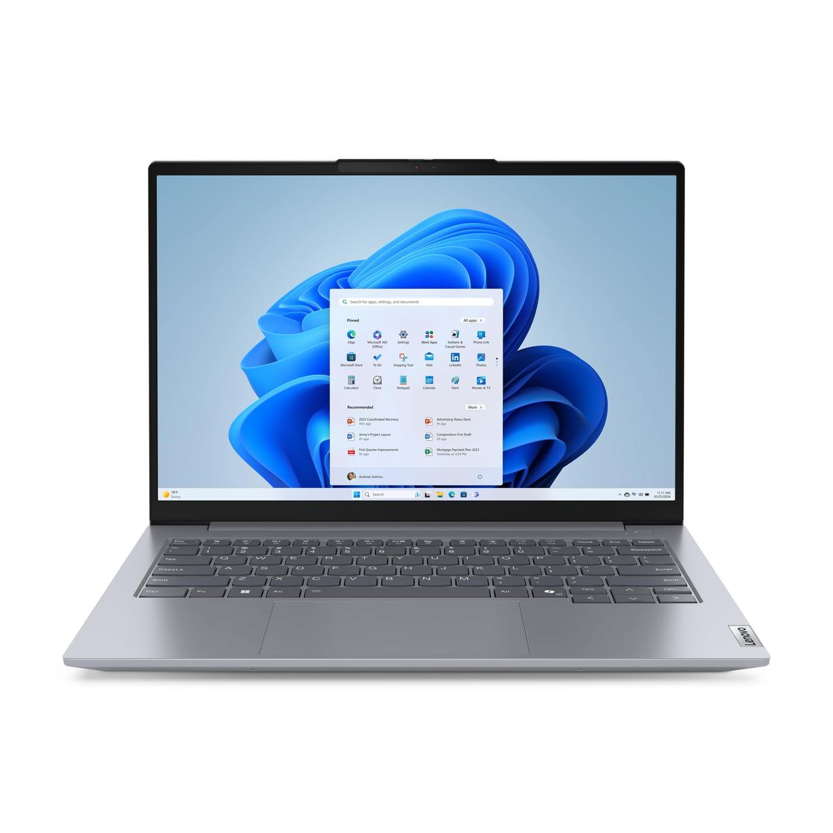 LENOVO ThinkBook 14 G7 AMD Ryzen 5 7535HS 35,6cm 14Zoll WUXGA 16GB 512GB SSD W11P64 AMD Radeon Graphics grau Topseller