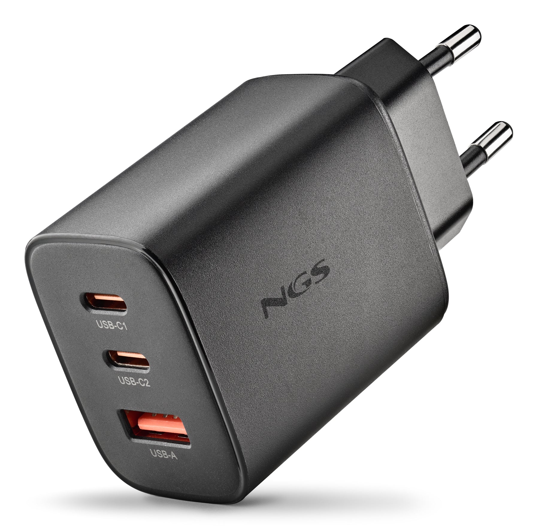 Chargeur d'ordinateur portable NGS ERA65WBLACK 65 W Noir