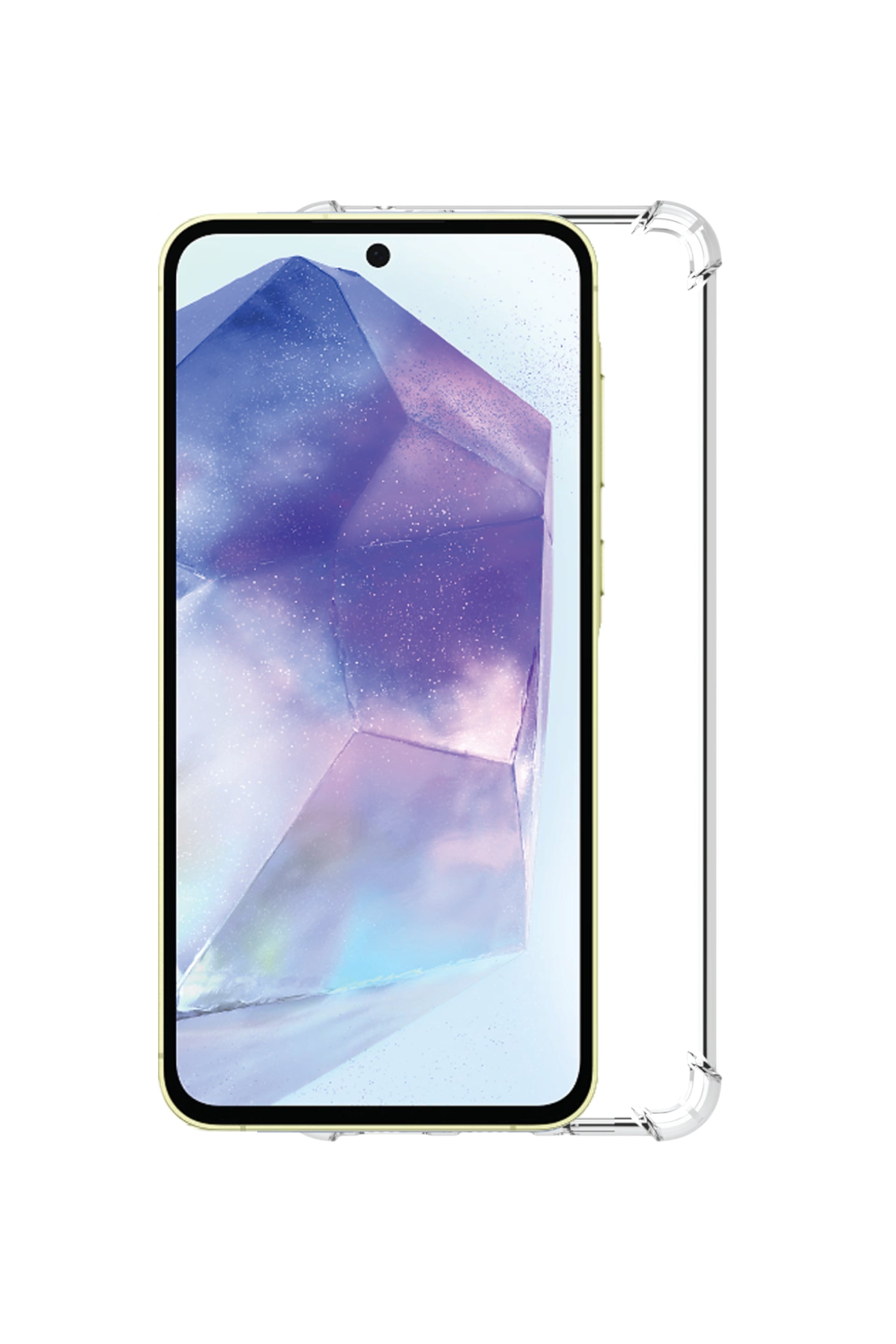 Samsung GP-FPA566AEC - Coque de protection pour téléphone portable - polyuréthanne thermoplastique (TPU) - transparent - pour Galaxy A56