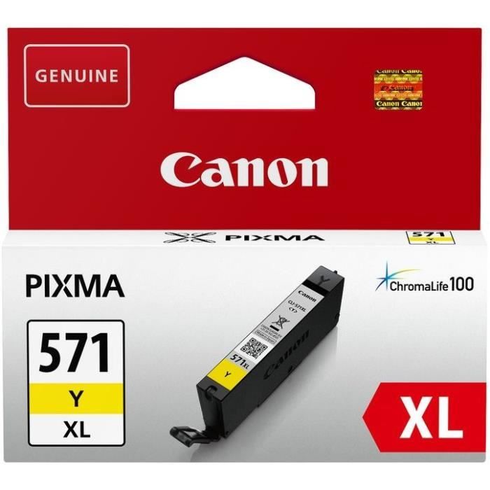 Cartouche d'encre Canon CLI-571Y XL (Yellow)