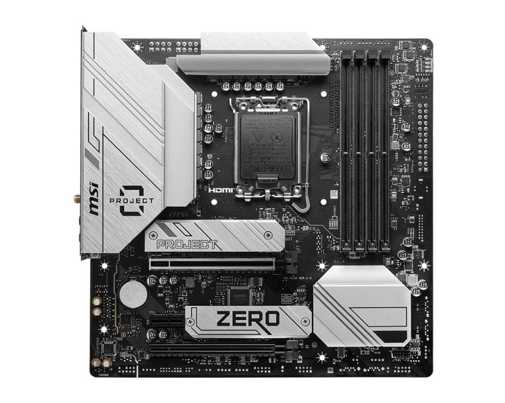 Carte Mère MSI B760M Project Zero DDR5 (Intel LGA 1700) Micro ATX