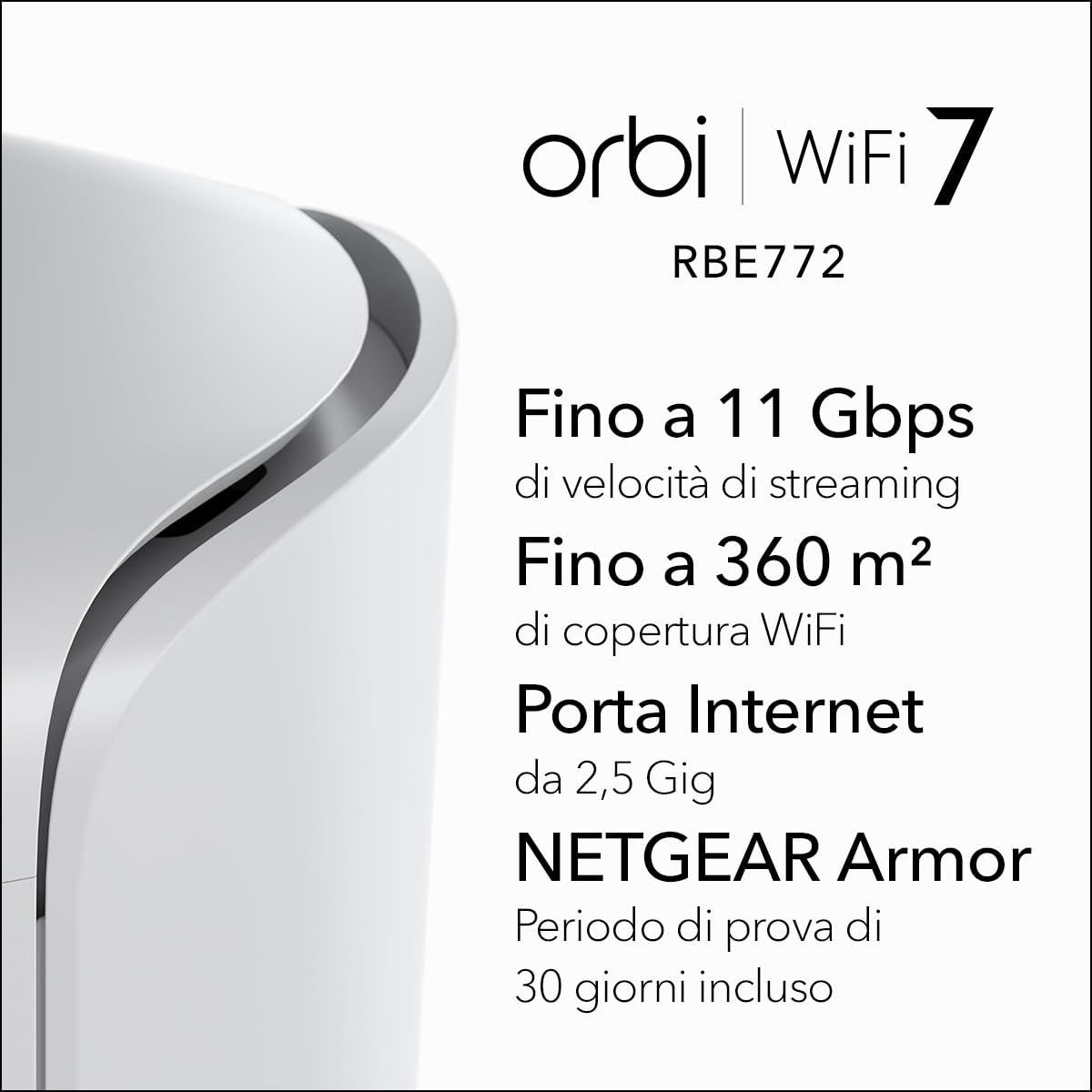 Netgear wifi 7 Mesh Orbi RBE772-100EUS