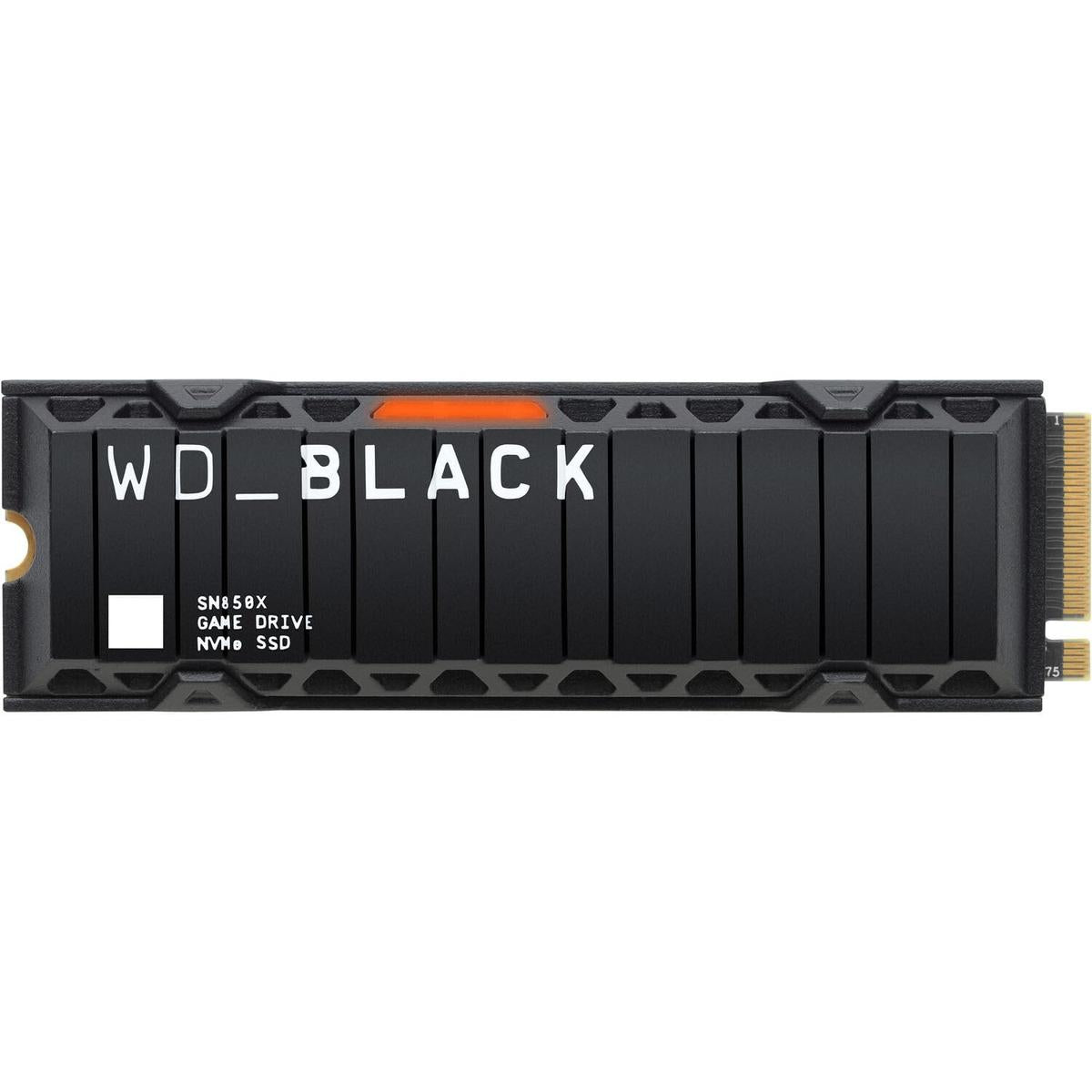 WD_BLACK SN850X NVMe SSD WDBB9H0080BNC - SSD - 8 To - interne - M.2 2280 - PCIe 4.0 (NVMe) - dissipateur de chaleur intégré