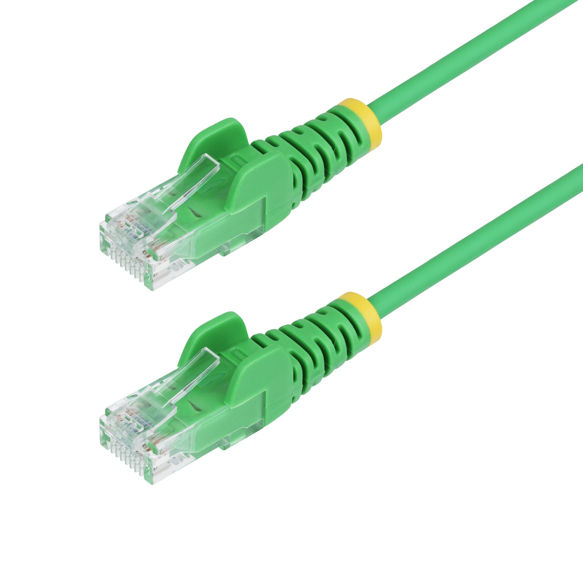 StarTech.com 1.5m Green Slim CAT6 Ethernet Cable, Snagless, 28AWG, LSZH - Cordon de raccordement - RJ-45 (M) pour RJ-45 (M) - 1.5 m - 3.6 mm - UTP - CAT 5/5e/6 - IEEE 802.3bt - sans halogène, sans crochet - violet