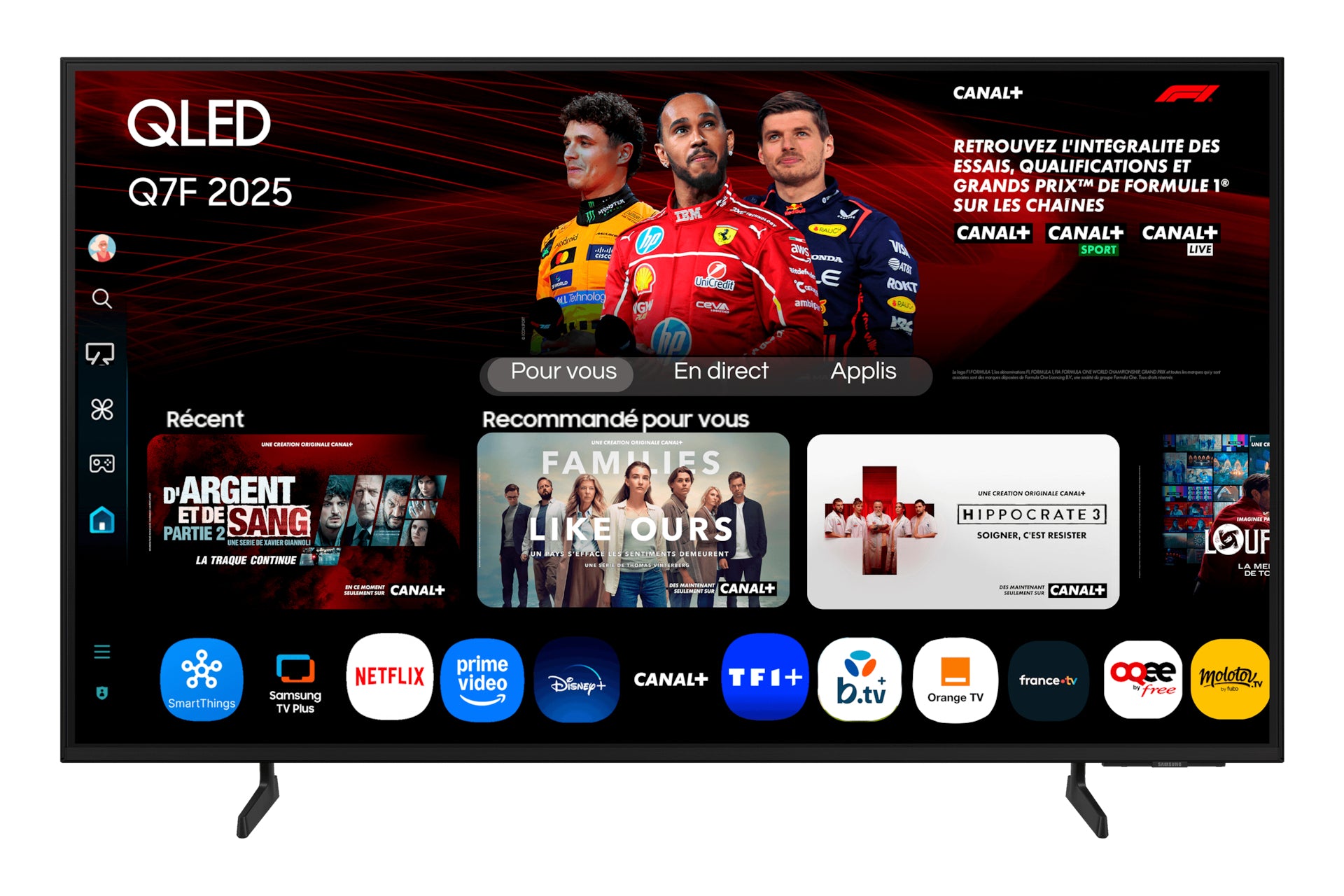 SAMSUNG 65inch Q7FA QLED 4K Smart TV 2025 BLACK