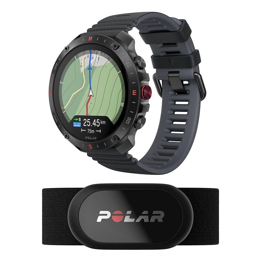 Polar Grit X2 Pro HR S-L Black