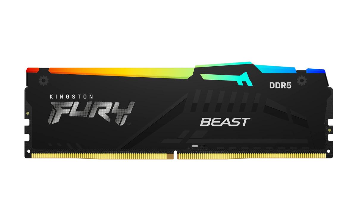 Kingston Fury Beast RGB 64GB [1x64GB 5600MHz DDR5 CL36 DIMM]
