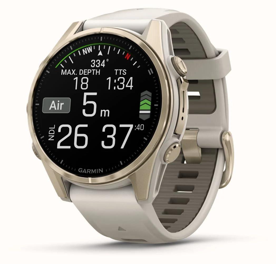 SMARTWATCH FENIX 8 SAPPHIRE/SOFT GOLD 010-02903-11 GARMIN