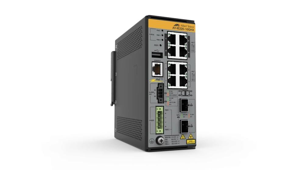 8X 10/100/1000T 2X 1G/10G SFP+ INDL ETHERNET LAYER 2+SWITCH POE