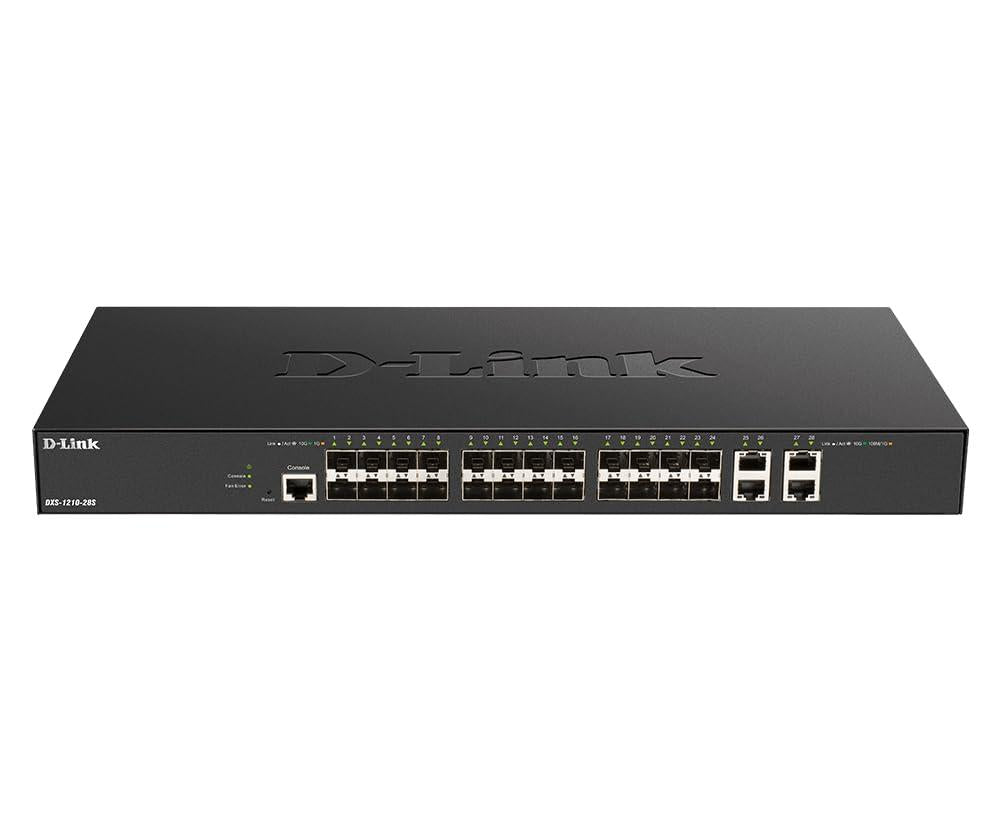 D-LINK DXS-1210-28S 10 Gigabit Ethernet Smart Managed Switches | D-Link | Gigabit Ethernet Smart Managed Switch | DXS-1210-28S | Managed L2 | Rackmountable