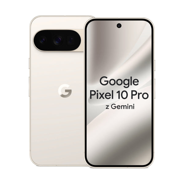 Google Pixel 10 Pro - 5G smartphone - double SIM - RAM 16 Go / Mémoire interne 128 Go - écran OEL - 6.3" - 1280 x 2856 pixels (120 Hz) - 3 x caméras arrière 50 MP, 48 MP, 48 MP - front camera 42 MP - porcelaine