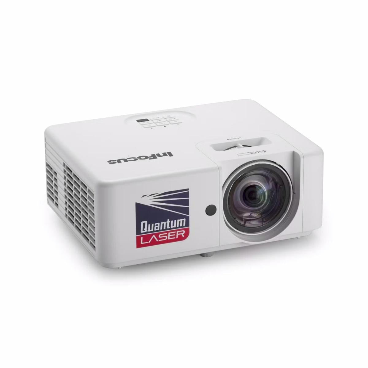 InFocus Quantum Laser Nemesis II IN1026ST - Projecteur DLP - laser quantique - portable - 4000 lumens - WXGA (1280 x 800) - 16:10 - objectif fixe à focale courte - LAN - blanc