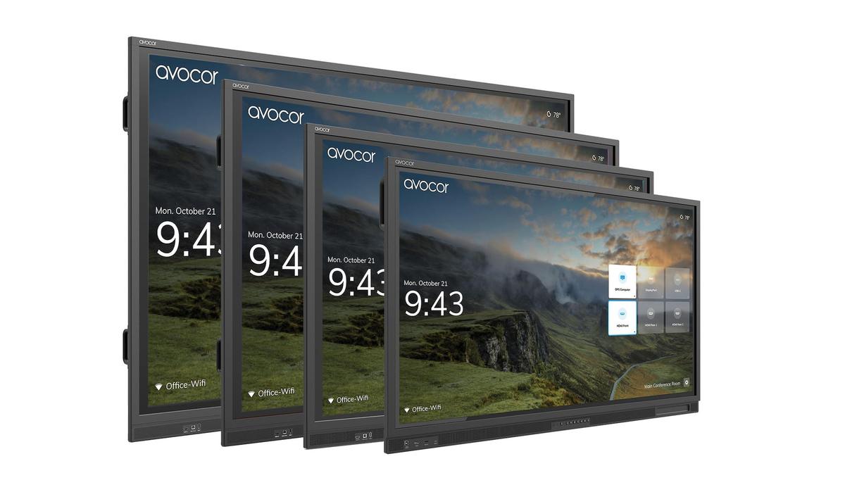 Avocor - Classe de diagonale 75" E Series écran LCD rétro-éclairé par LED - interactive - avec écran tactile (multi-touches) - 4K UHD (2160p) 3840 x 2160 - LED à éclairage direct