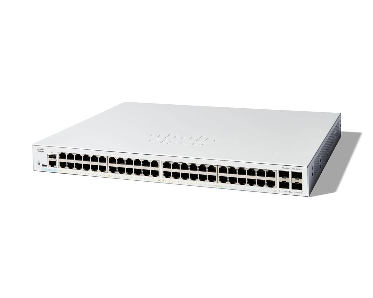 Cisco Catalyst switch C1300-48T-4X (48xGbE,4xSFP+,fanless)