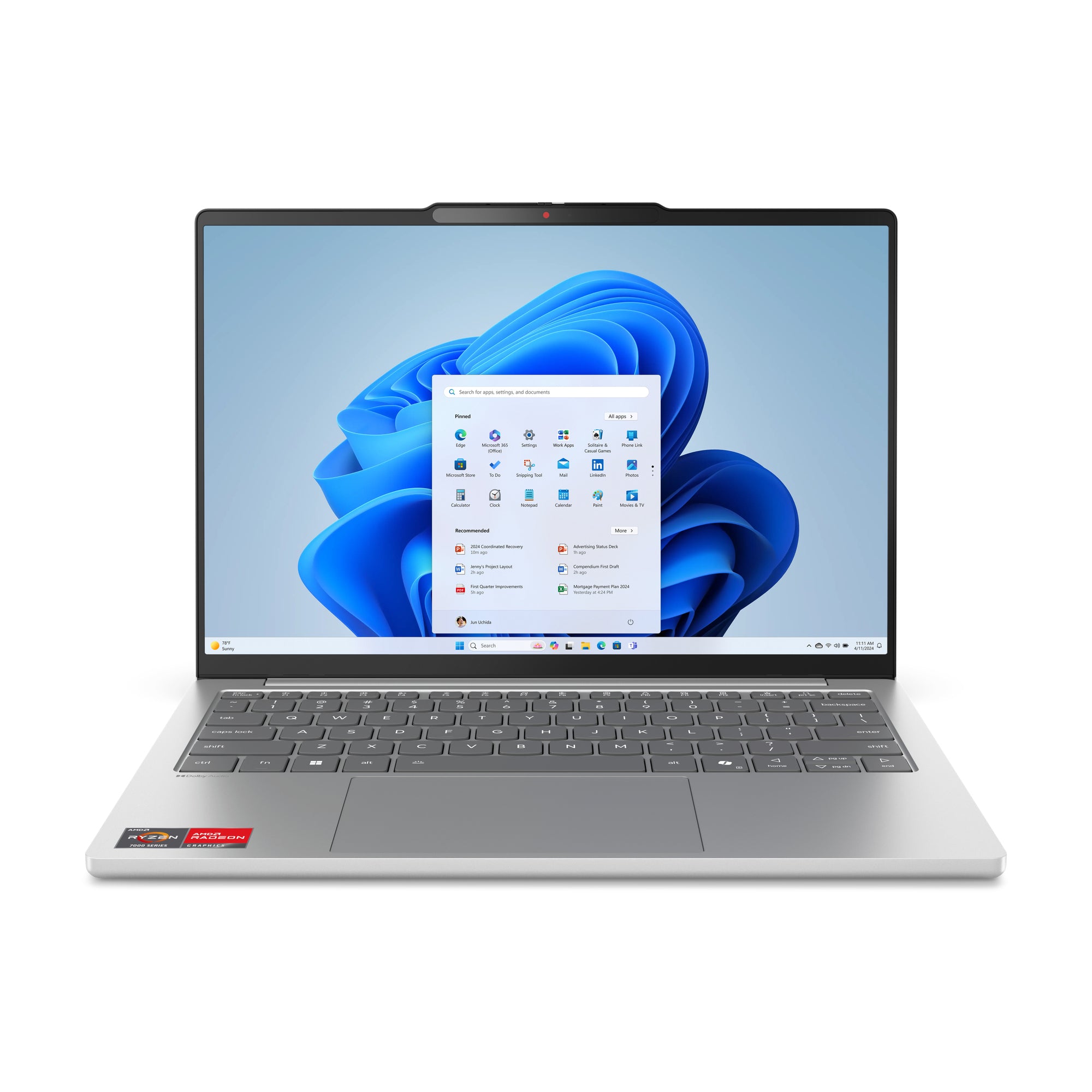 Ordinateur Portable Lenovo IdeaPad Slim 5 13ARP10 16 GB RAM 512 GB SSD 13,3" AMD Ryzen 7 7735HS
