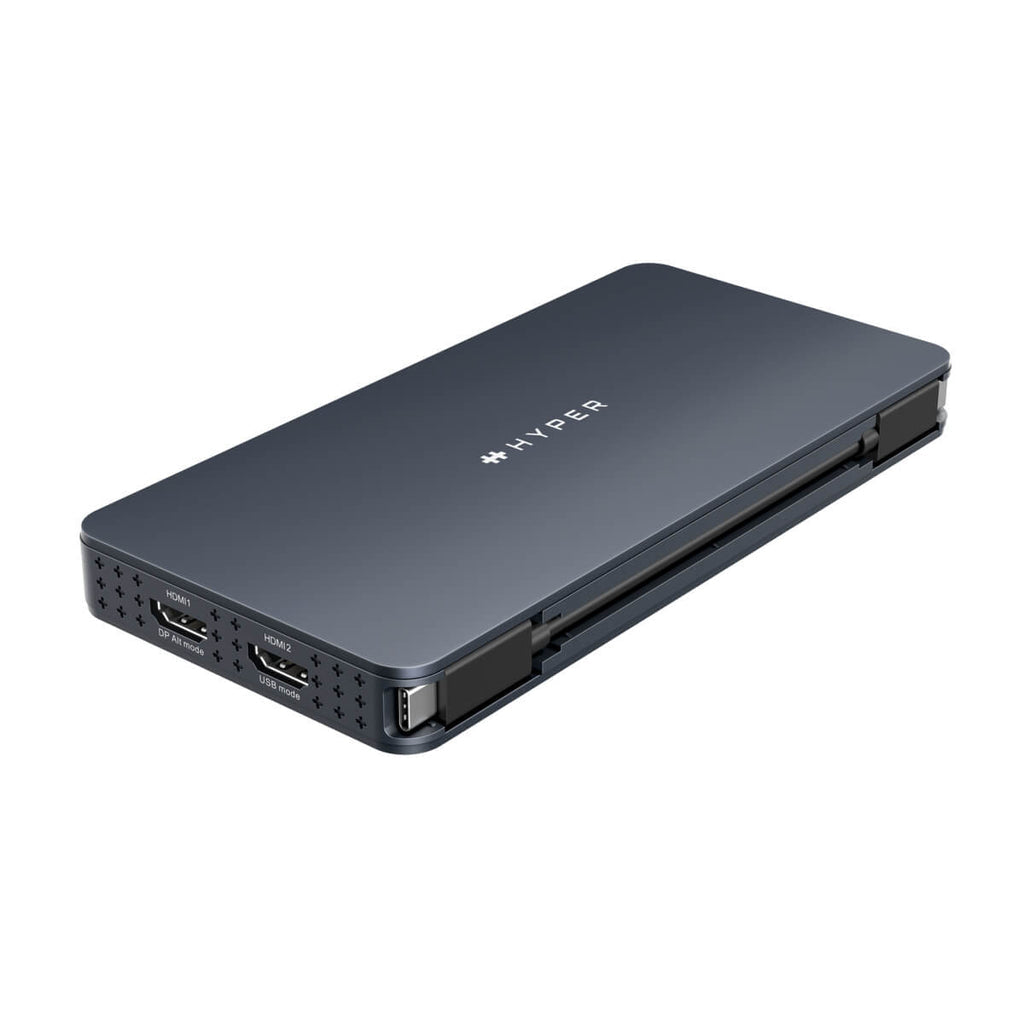 HyperDrive Next - Station d'accueil - pour ordinateur portable, ordinateur portable - USB-C - 2 x HDMI - 1GbE