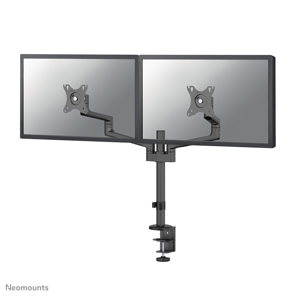 Neomounts DS60-425BL2 - Kit de montage (bras articulé) - pleine action - pour 2 moniteurs - acier - noir - Taille d'écran : 17"-27" - montrable sur bureau