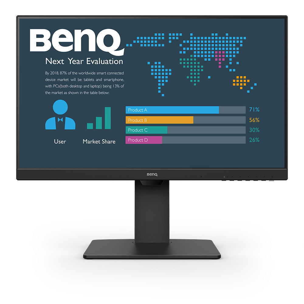 BenQ BL2786TC - Écran LED - 27" - 1920 x 1080 Full HD (1080p) @ 100 Hz - IPS - 250 cd/m² - 1300:1 - 5 ms - HDMI, DisplayPort, USB-C - haut-parleurs