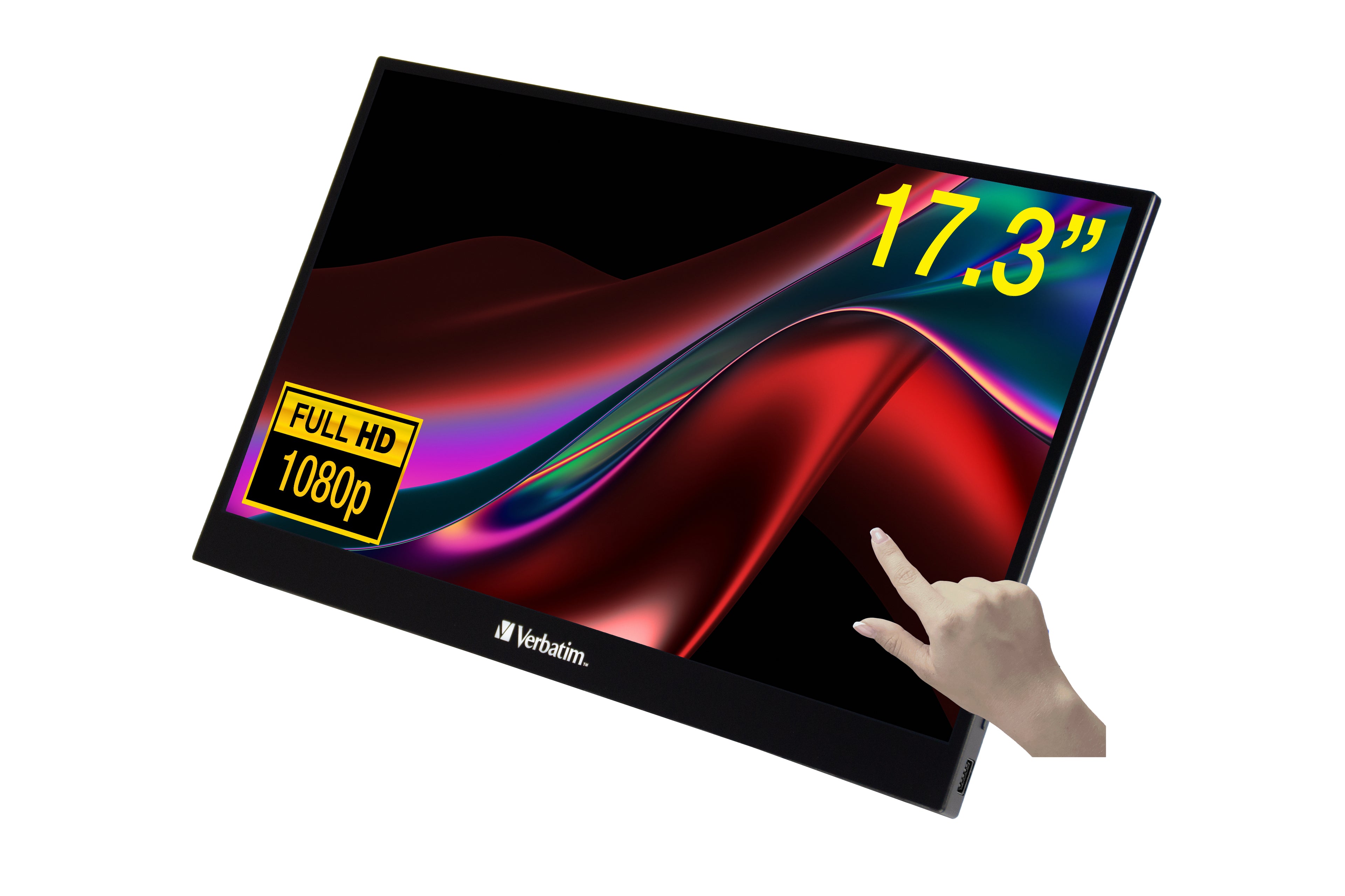 VERBATIM MONITEUR TACTILE PORTABLE 17,3¨ Full HD 1080p  PM17- IPS - 1000:1 - HDMI, 2xUSB-C - haut-parleurs