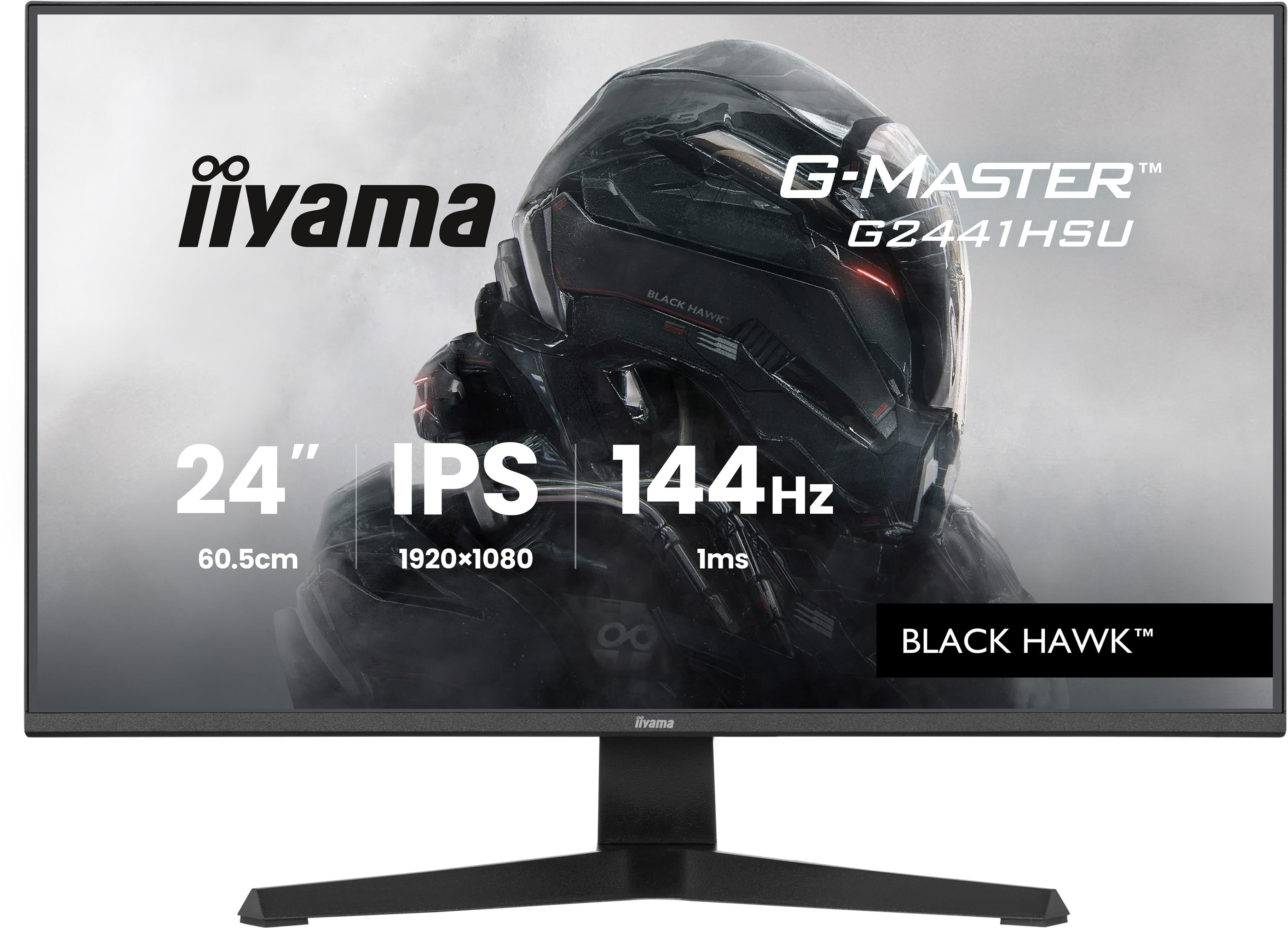 Ecran 24" Iiyama G-Master Black Hawk G2441HSU-B1 Full HD 144Hz (Noir)