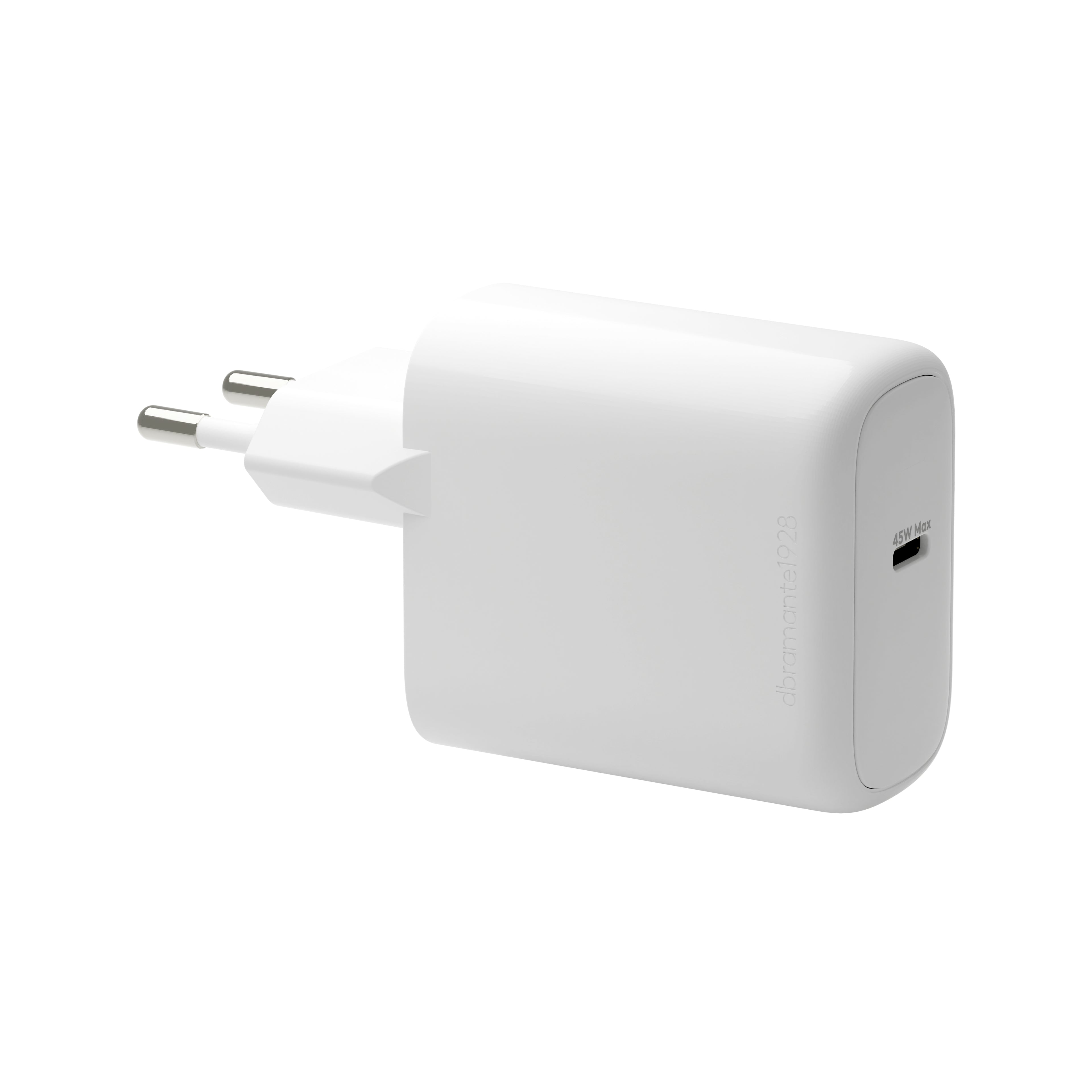 dbramante1928 re-charge - Adaptateur secteur - 45 Watt - PD, QC (24 pin USB-C) - blanc - Europe
