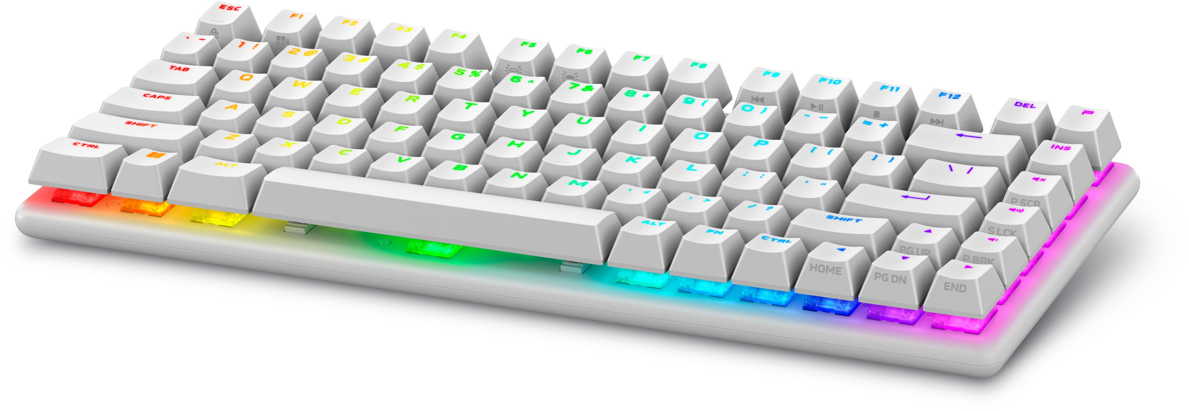 Alienware Pro Wireless Gaming Keyboard - Clavier - 75% - compact TKL - AlienFX RGB par touche / 16,8 millions de couleurs - sans fil - 2.4 GHz, Bluetooth 5.1, USB - QWERTY - US - commutateur : commutateurs mécaniques linéaires Alienware (remplaçables à ch