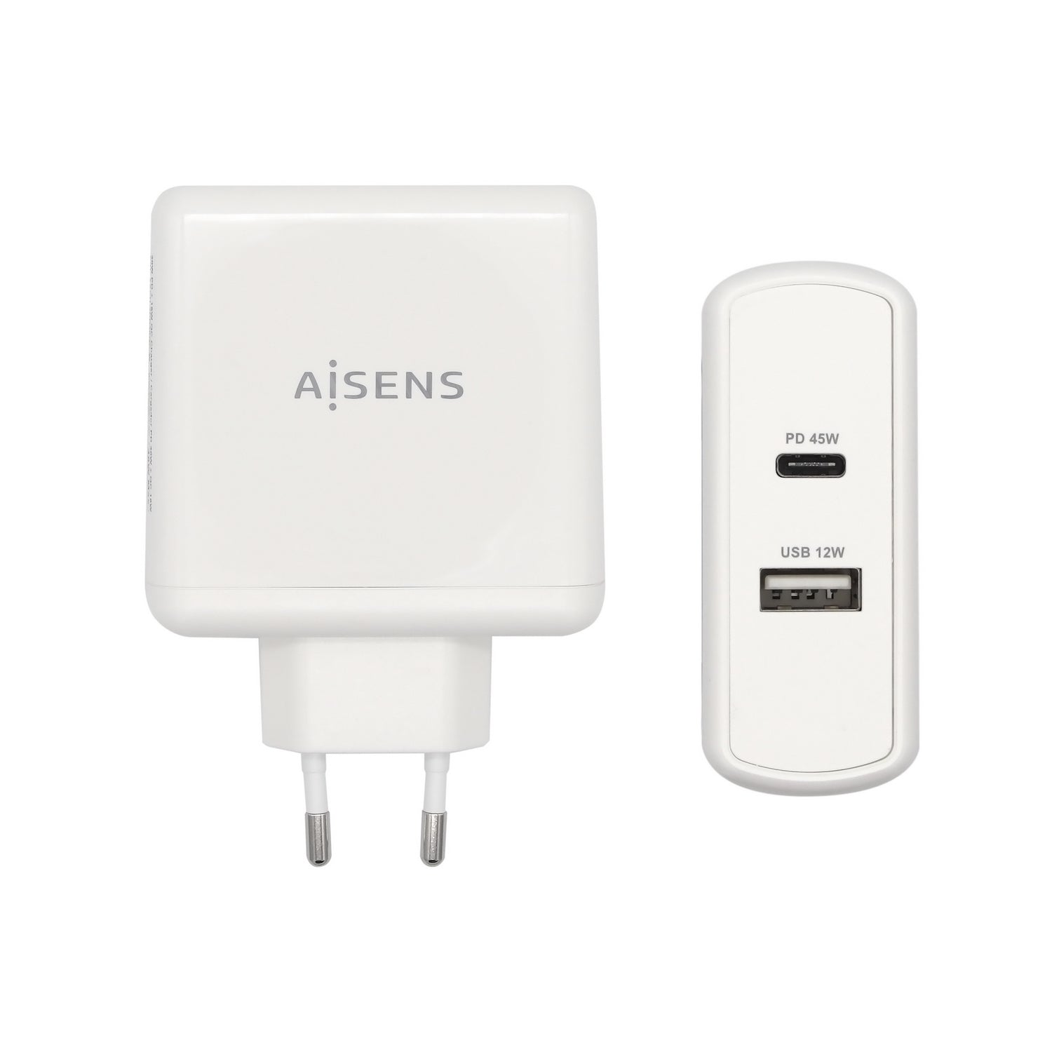 Chargeur Voiture Mur Aisens ASCH-2PD45A-W Blanc 57 W USB-C (1 Unité)