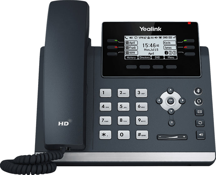 Téléphone IP Yealink SIP T42U Noir