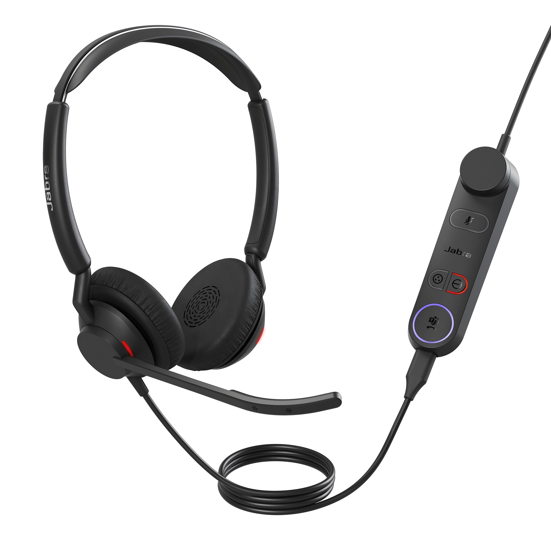 Jabra Engage 50 II MS Stereo - Micro-casque - sur-oreille - filaire - USB-C, USB-A - isolation acoustique - Certifié pour Microsoft Teams, Certifié Unify, Certifié Google Meet, Certifié Amazon Chime, Works With Chromebook Certified, Cisco Certified