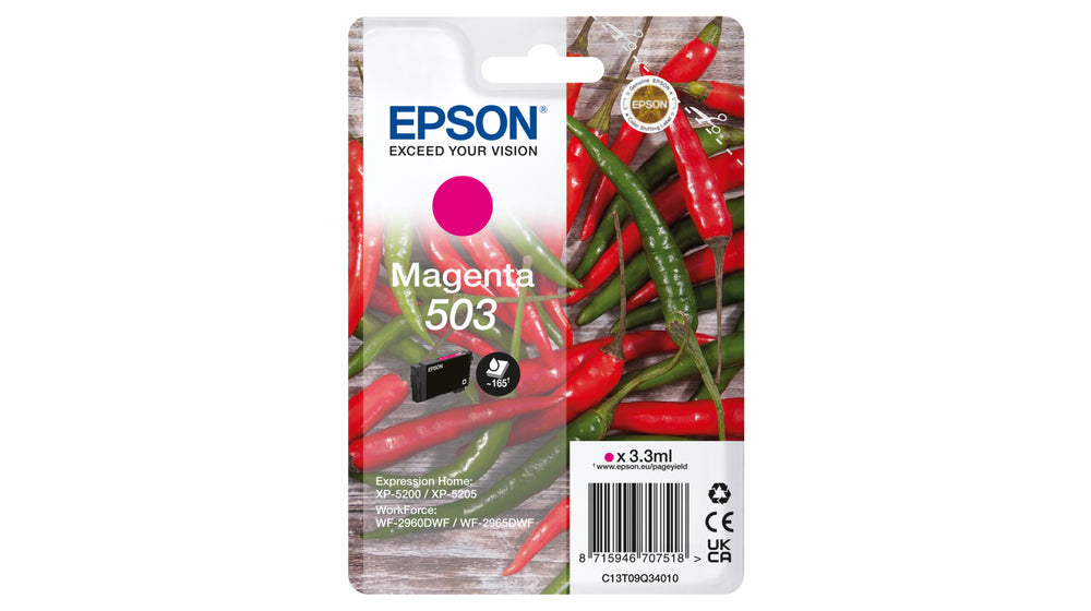 Epson 503 - 3.3 ml - magenta - original - blister - cartouche d'encre - pour WorkForce WF-2960