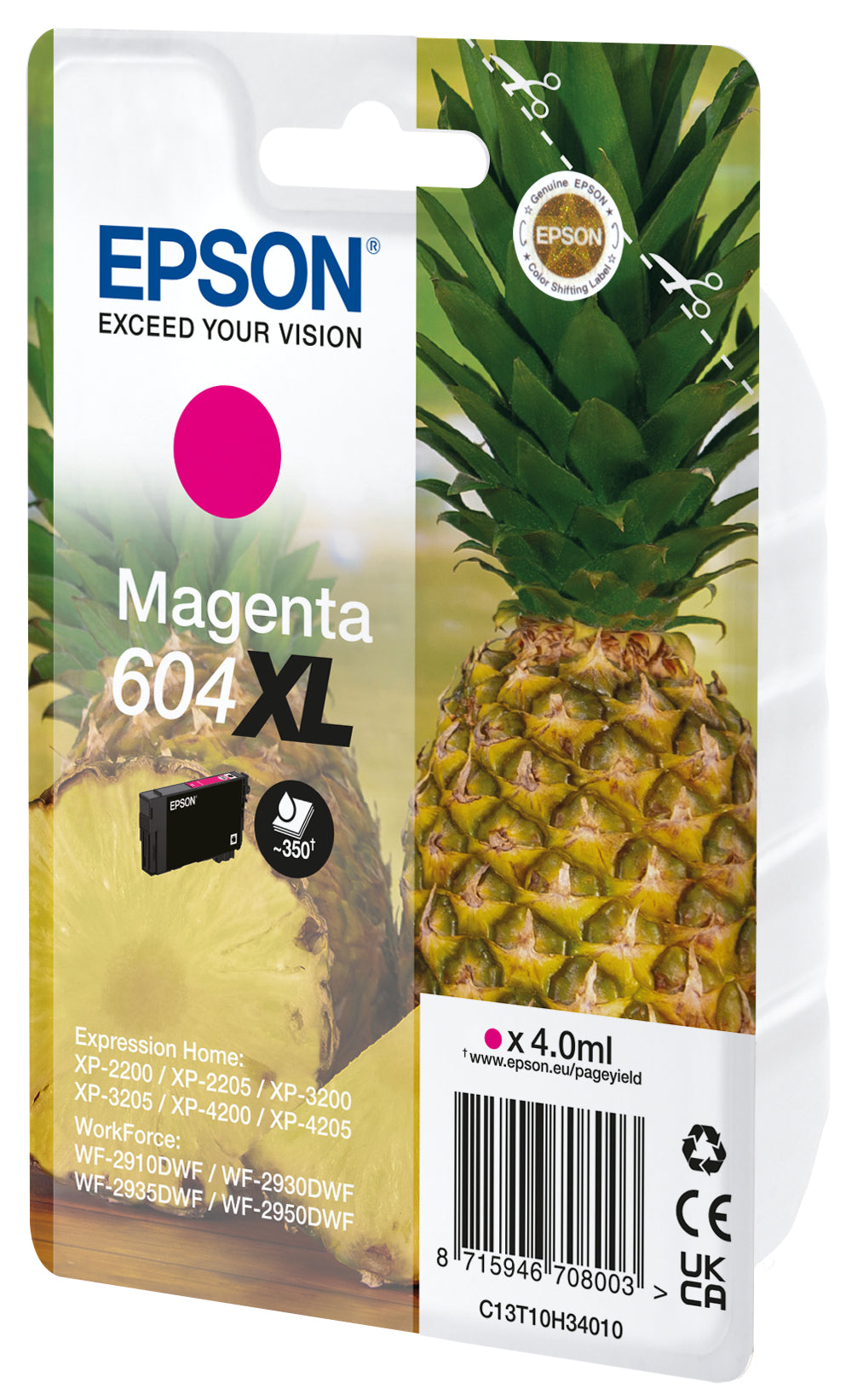 Cartouche d'encre originale Epson C13T10H34020 Magenta