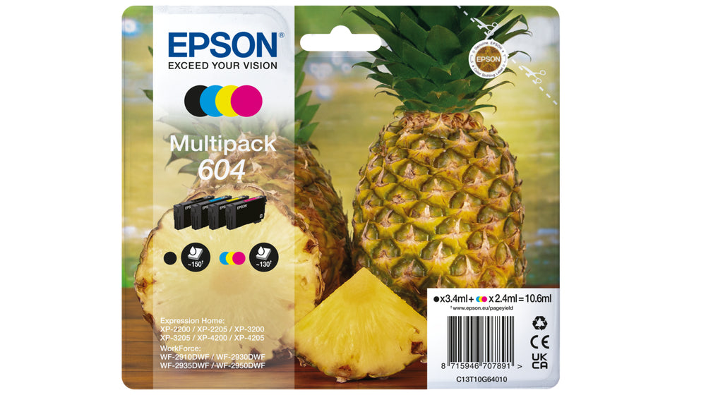 Cartouche d'encre originale Epson 604 Multicouleur