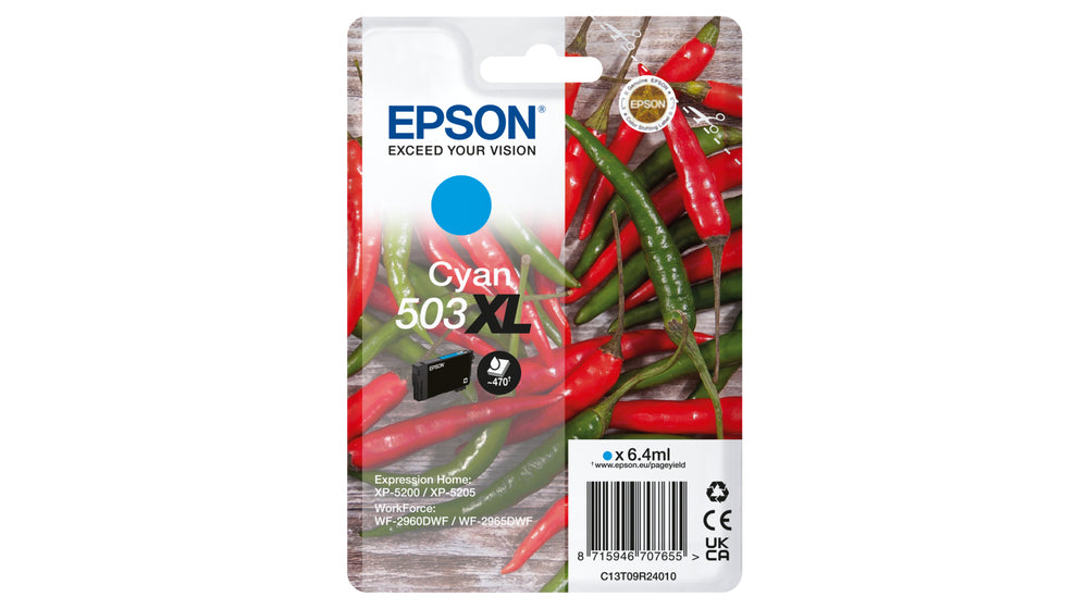 Cartouche d'encre originale Epson 503XL Cyan