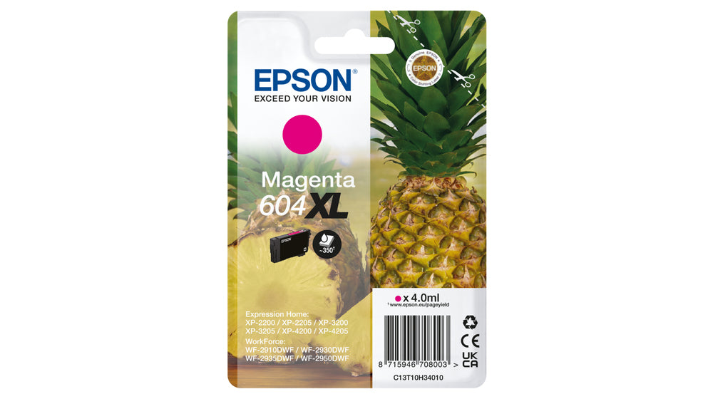 Cartouche d'encre originale Epson 604XL Magenta