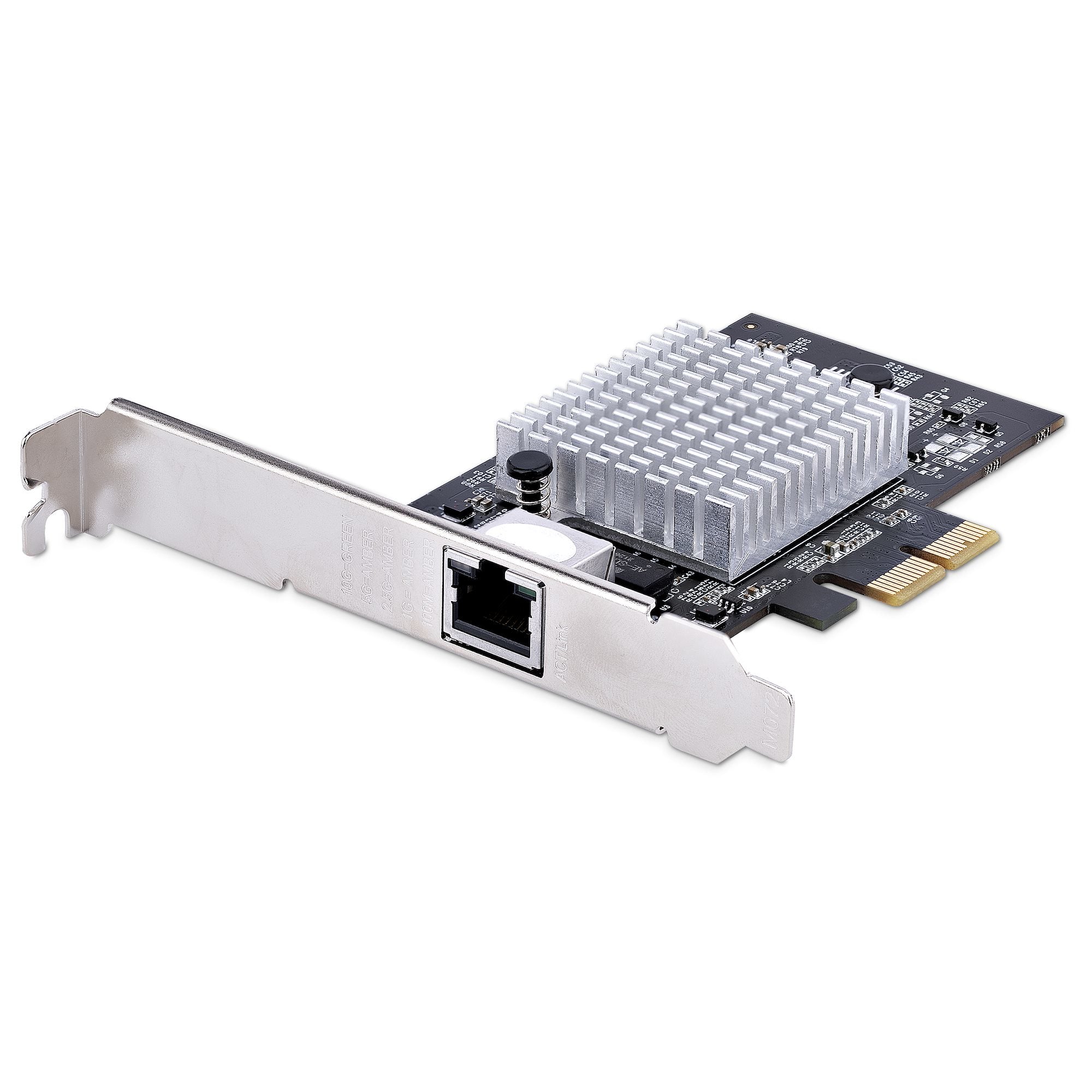 StarTech.com Carte Réseau PCIe à 1 Port 10Gbps - Carte Ethernet pour PC - Adaptateur réseau - PCIe 3.0 x2 - 10 Gigabit Ethernet x 1 - noir
