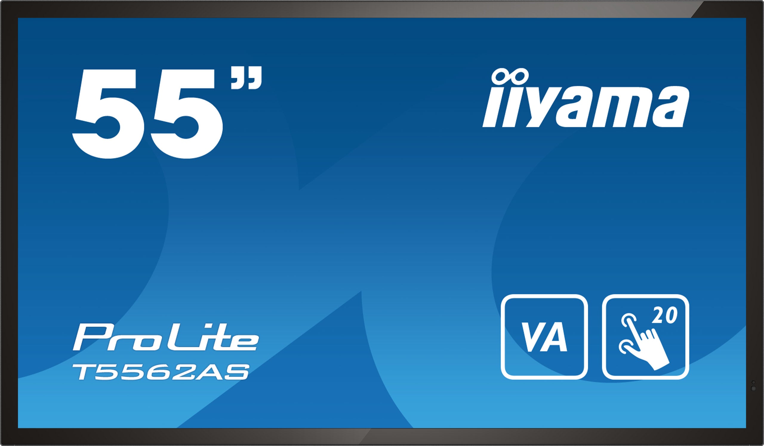 iiyama ProLite T5562AS-B1 - Classe de diagonale 55" (54.6" visualisable) écran LCD rétro-éclairé par LED - signalétique numérique interactive - avec écran tactile (multi-touches) - Android - 4K UHD (2160p) 3840 x 2160 - noir, finition matte
