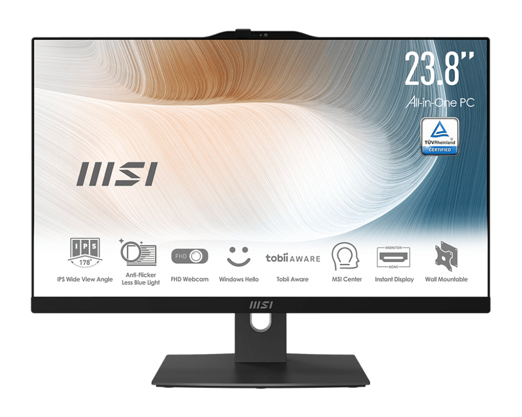 Tout en Un MSI AM242P-815ES 23,8" Intel Core i5-1235U 16 GB RAM 512 GB SSD