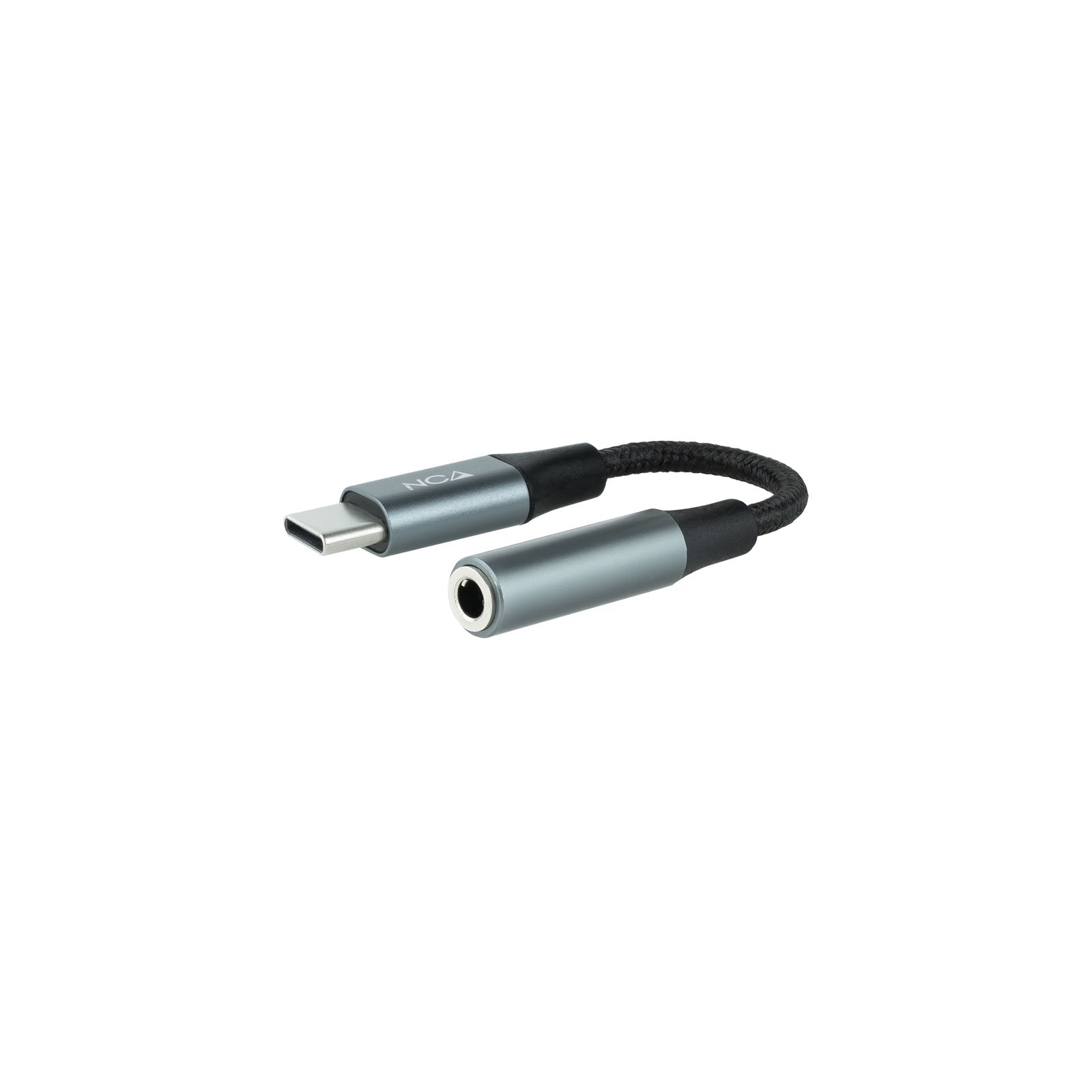 Adaptateur USB-C vers Jack 3.5 mm NANOCABLE 10.24.1204 11 cm Gris